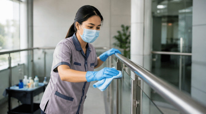Cleaning and facilities worker